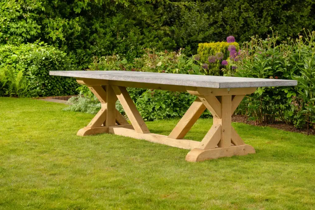 Large wooden oak table