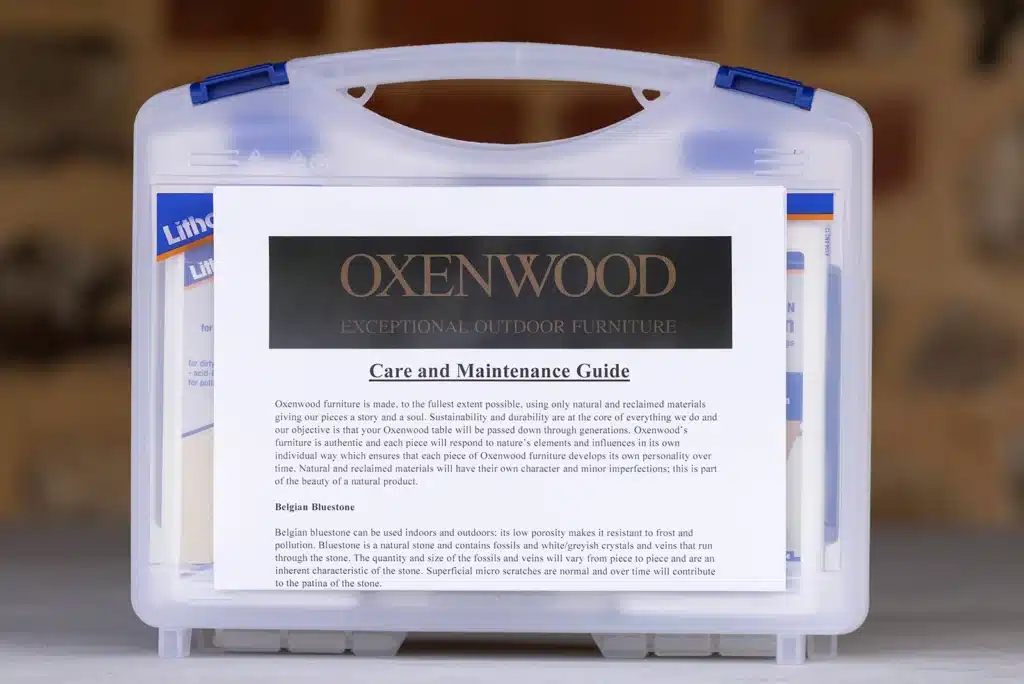 Picture of the Oxenwood Care Guide for Luxury Furniture